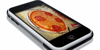 Smartphone brugere vilde med pizza i Danmark