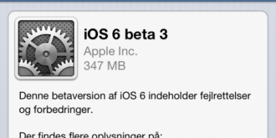 Se hvad der er nyt i iOS 6 beta 3