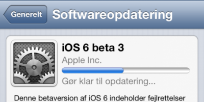 Apple har frigivet iOS 6 beta 3