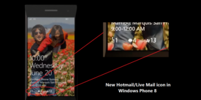 Windows Phone 8 får nye notifikationer på låseskærmen