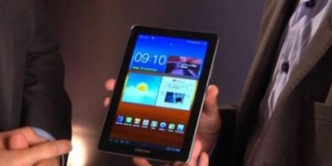 Samsung Galaxy tab 7.7 får Android Ice Cream Sandwich