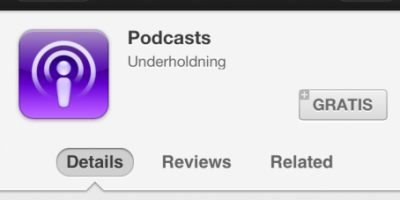 Apple klar med egen Podcast applikation