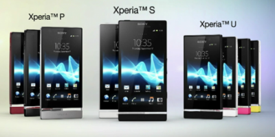 Sony Xperia S, P og U får snart Android 4.0