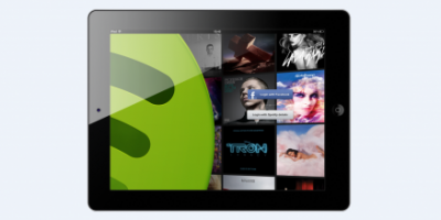 Spotify klar til iPad