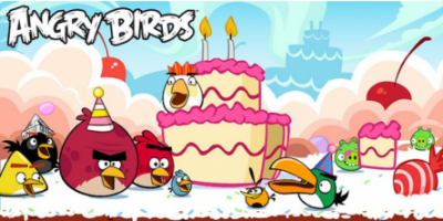 Tillykke med fødselsdagen til Angry Birds