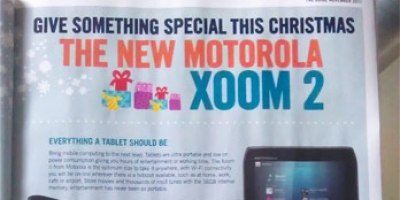 Reklame afslører pris og frigivelse for Xoom 2 – eller hvad?