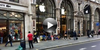 Dansker ligger i iPhone 4S kø i London