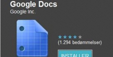 Google Docs er klar til Android-tablets