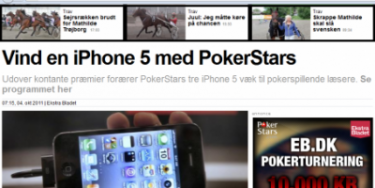 Konkurrence udlovede iPhone 5 som præmie