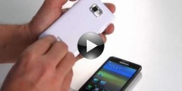 Her er den hvide Samsung Galaxy S II