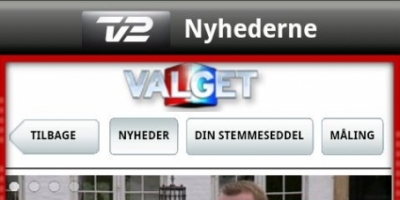 Danskerne tjekkede valget fra mobilen