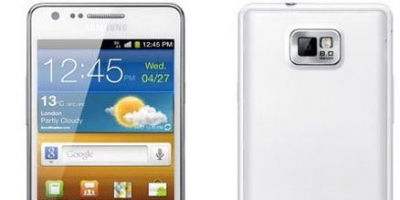 Samsung Galaxy S II på vej i hvid
