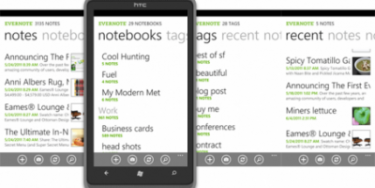 Evernote er klar til Windows Phone