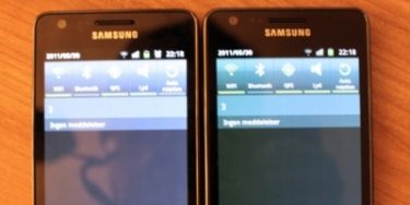 Skærm-problemer på Samsung Galaxy S II