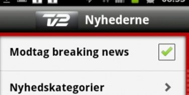 TV 2 er først med breaking news på Android