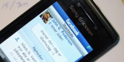 Sony Ericsson præinstallerer Facebook