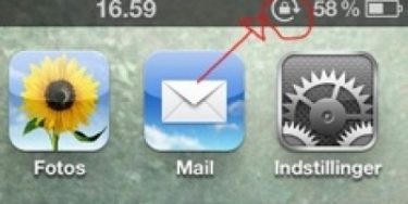 Sådan låser du din iPhone skærm
