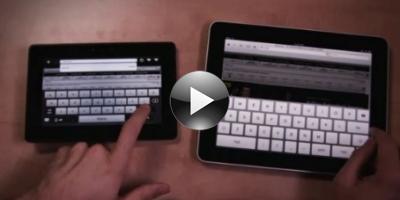 Sammenligning af Blackberry PlayBook og Apple iPad