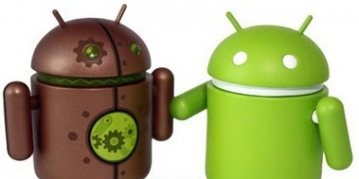 Android-mænd som action figurer