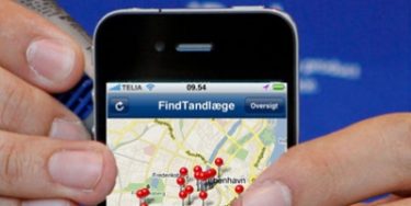 Find den nærmeste tandlæge med iPhone