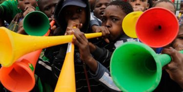 Reducer Vuvuzela horn på Samsung TV