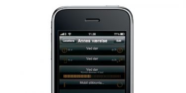 Fjernbetjen dit hjem med din iPhone