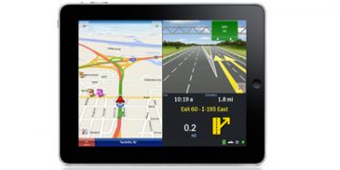 CoPilot åbner iPad for navigation