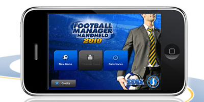 Football Manager 2010 klar til iPhone