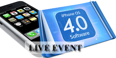 LIVE-event: Her kan du følge iPhone OS 4-lanceringen