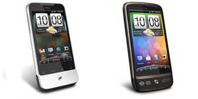 HTC Desire og Legend sælges overalt