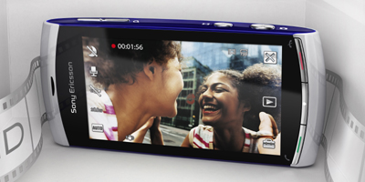 Sony Ericsson Vivaz optager HD-video