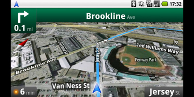 Google Maps Navigation klar til Android 1.6