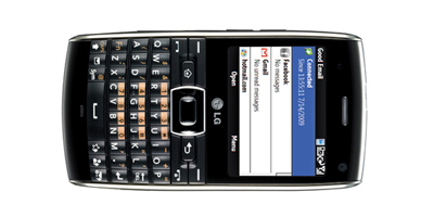 LG GM550 skal opdateres til Windows Mobile 6.5