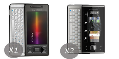 Her er forskellene på Xperia X1 og X2