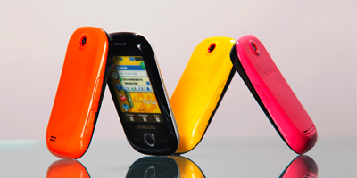 Samsung S3650 Corby – billig og farverig touch-mobil
