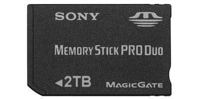 Sony planlægger gigantiske memory kort
