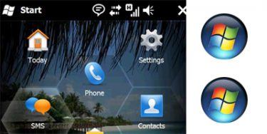Smugkig på designertemaer i Windows Mobile 6.5