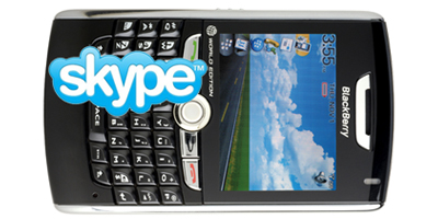 Skype på BlackBerry til maj