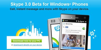 Få Skype på Windows Mobile