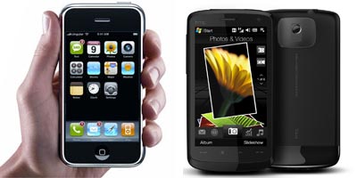 Køb iPhone eller HTC HD på afbetaling