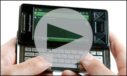 Webvideo: Sony Ericsson Xperia X1