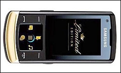Samsung U900 i sort og guld