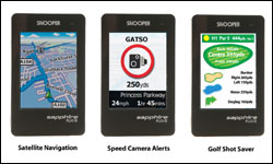 GPS-enhed hjælper på golfbanen