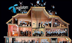 Sonofon-ansatte synger i ‘Huset’