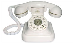 Antik telefon fra der var engang