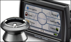 GPS med mulighed for mobilsamtaler, musik og film