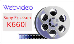 Webvideo: Sony Ericsson K660i