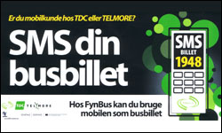 Busbilletten betales med mobilen