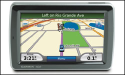 Garmin GPS med stor skærm og bakkamera