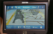 GPS fra HP viser bygninger i 3D